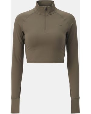 Usa Pro Training 1/4 Zip Jacket - Green