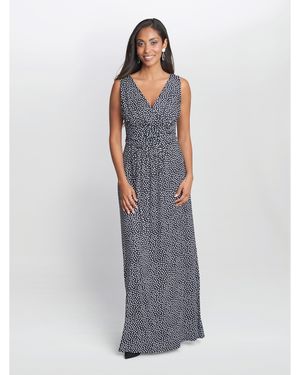 Gina Bacconi Omie Jersey Maxi Dress - Blue