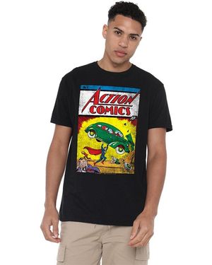 Dc Comics Action Comics Issue 1 T-Shirt - Black