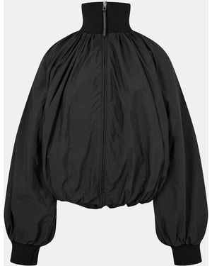 Jacquemus Jacquard Bomber Jacket - Black