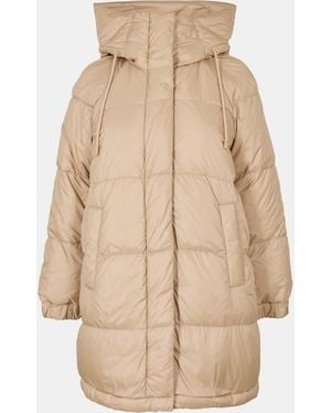 Weekend by Maxmara Anfora Long Puffer Jacket - Natural