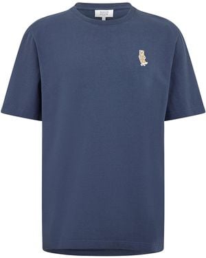 Maison Kitsuné Dressed Fox Tee T-Shirt - Blue
