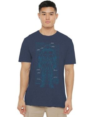 Other Robocop Schematic T-Shirt - Blue