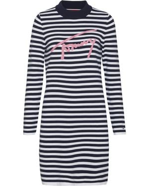 Tommy Hilfiger Jeans Stripe Dress - Blue