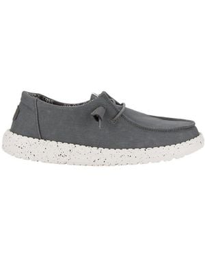 HEYDUDE Wendy Canvas Shoe - Grey