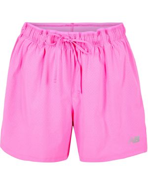 New Balance Nb Rc Athletics 5 Inch Running Shorts - Pink