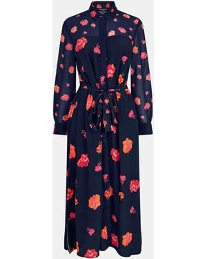 French Connection Ella Shirt Dress - Blue