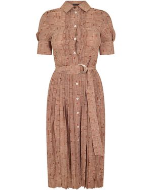 BOSS Dafalti1 Jersey Skirt - Brown