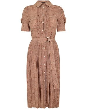 BOSS Dafalti1 Jersey Skirt - Brown