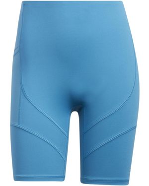 adidas Yoga Studio Pocket Short Tights - Blue