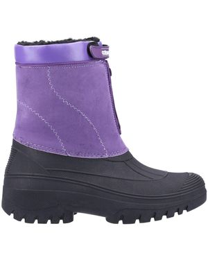 Cotswold Venture Waterproof Winter Boot - Purple
