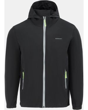 Donnay Lightweight Waterproof Windbreaker - Black