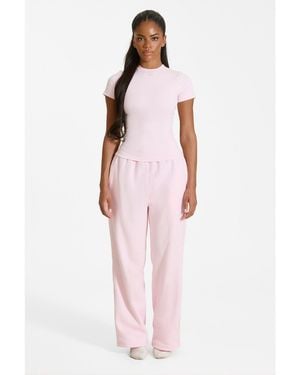 Mars the Label Sculpt Short Sleeve Top - Pink