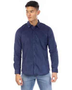 Peter Werth W Douglas Long Sleeve Shirt - Blue