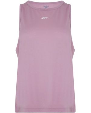 Reebok Maternity Tank Vest - Purple