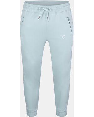 Daily Paper Tonal Closed Hem Poly Joggers - Blue