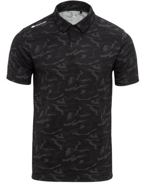 Slazenger 1881 Aop Golf Polo - Black