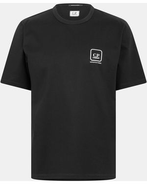 CP COMPANY METROPOLIS Cpcm Stencil Lg Tee Sn61 - Black