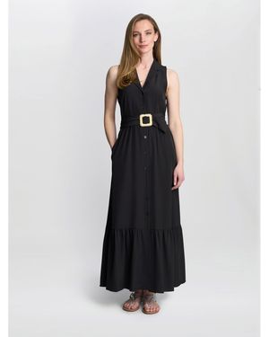 Gina Bacconi Jamie Shirt Dress - Black
