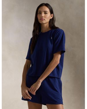 Polo Ralph Lauren Short Sleeve Pyjama Set - Blue
