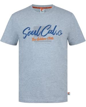 SoulCal & Co California Graphic Print T-Shirt - Blue
