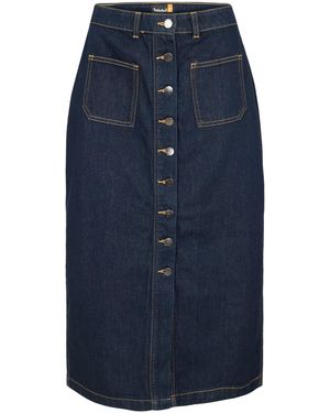 Timberland Refibra Long Denim Skirt - Blue