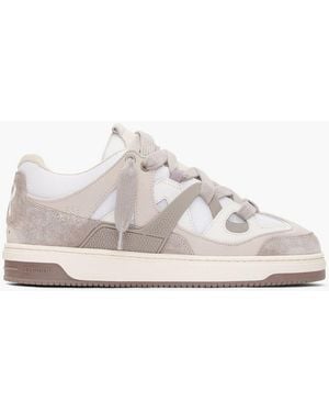 Represent Panelled Canvas Chunky Trainers - White