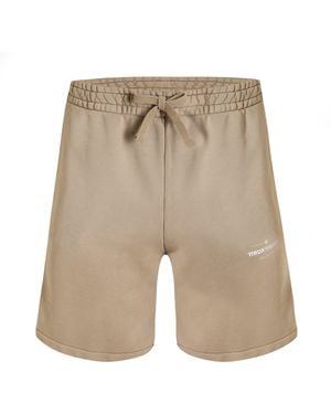 The Couture Club Copyright Multi Graphic Shorts - Natural