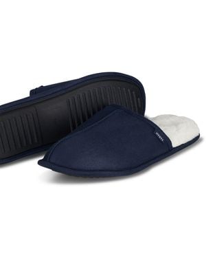 Farah Ahlers Tan Slipper - Blue