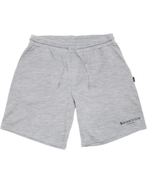 Aquascutum Fleece Jogger Shorts - Grey