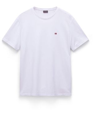 Napapijri Salis Short Sleeve T-Shirt - White
