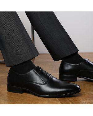 Where's That From Wheres Oxford Lace Up Formal Classic Dress Shoe - Black