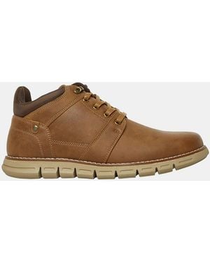 Deakins Deaks Jordan Flat Ankle Boots - Brown