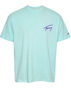 Tommy Hilfiger Faded Graphic T-Shirt - Blue