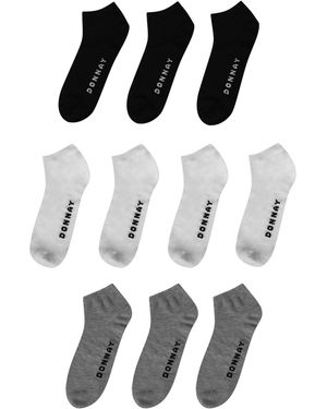 Donnay 10 Pack Trainer Socks - Black