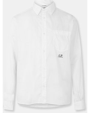 C.P. Company Long Sleeve Shirt - White