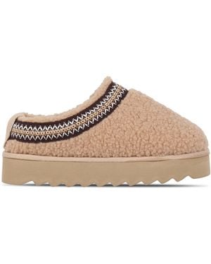 SoulCal & Co California Slip-On Mule Slippers - Natural