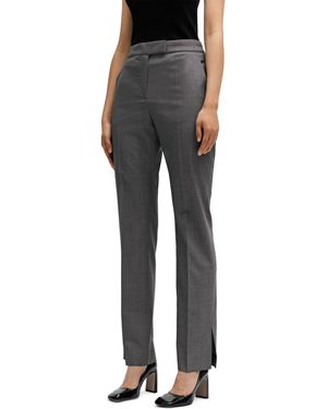 BOSS Teana Slim Fit Trousers - Natural