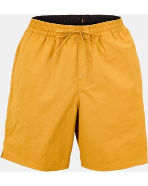 Vans Adults Primary Solid Elastic Beach Shorts - Yellow