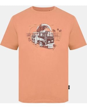 Hot Tuna Crew T Shirt - Orange