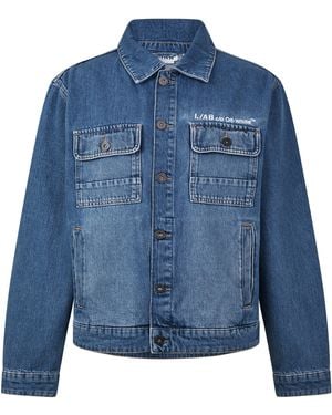 L/AB Off White L/Ab Off Diag Dnm Jk Sn71 - Blue