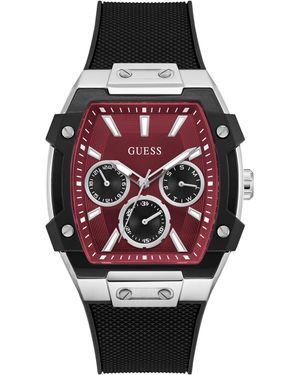 Guess Phoenix Quartz Analogue Watch - Red