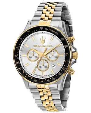 Maserati Sfida Sport Analogue Quartz Watch - Metallic