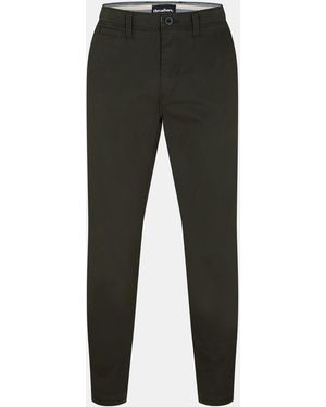 Threadbare Slim Fit Trousers - Black