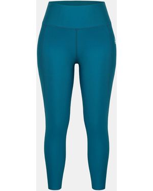 La Gear High Waisted Full Length Skinny Fit Performance Gym Leggings - Blue
