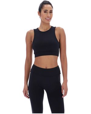Ted Baker Aria Ruffle Yoga Bra - Black