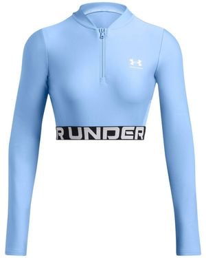 Under Armour Heatgear Long-Sleeve Performance Gym Top - Blue