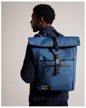 Ted Baker Clime Roll Back Pack - Blue