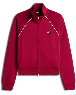 Tommy Hilfiger Badge Tracksuit Top - Red