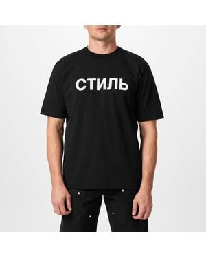 Heron Preston Regular Fit T-Shirt - Black
